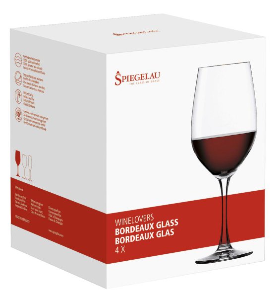 Spiegelau Winelovers Bordeaux (Набор из 4-х бокалов) для вин Бордо