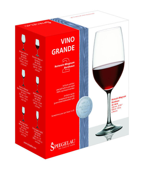 Spiegelau Vino Grande Bordeaux (Набор из 2-х бокалов) для вин Бордо